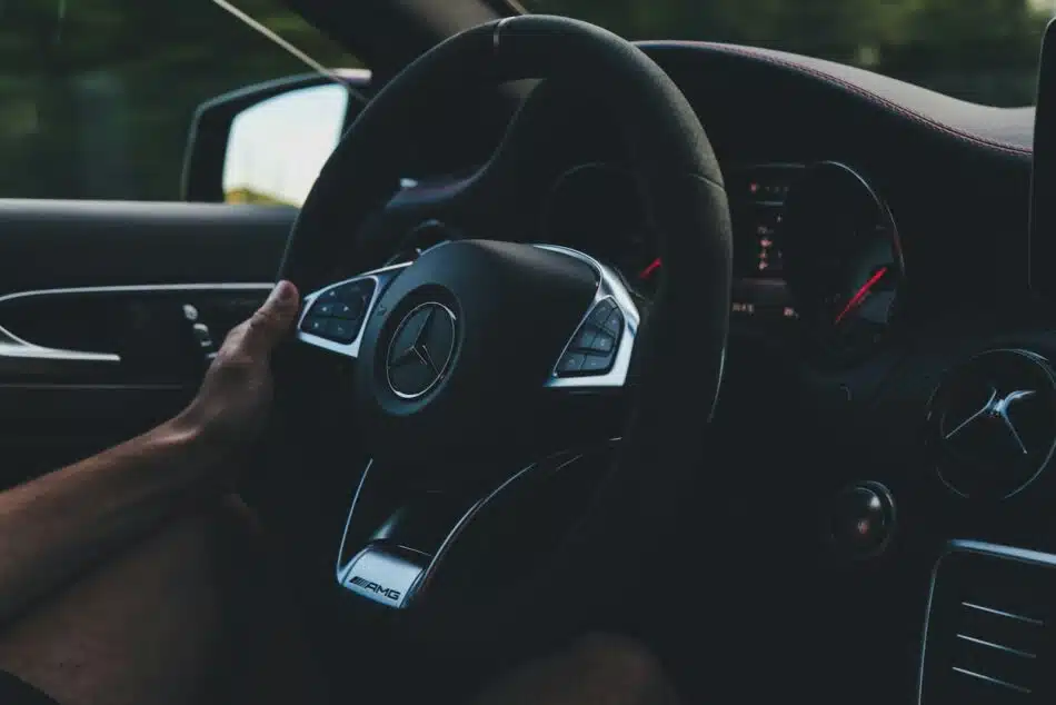 intérieur d'une voiture